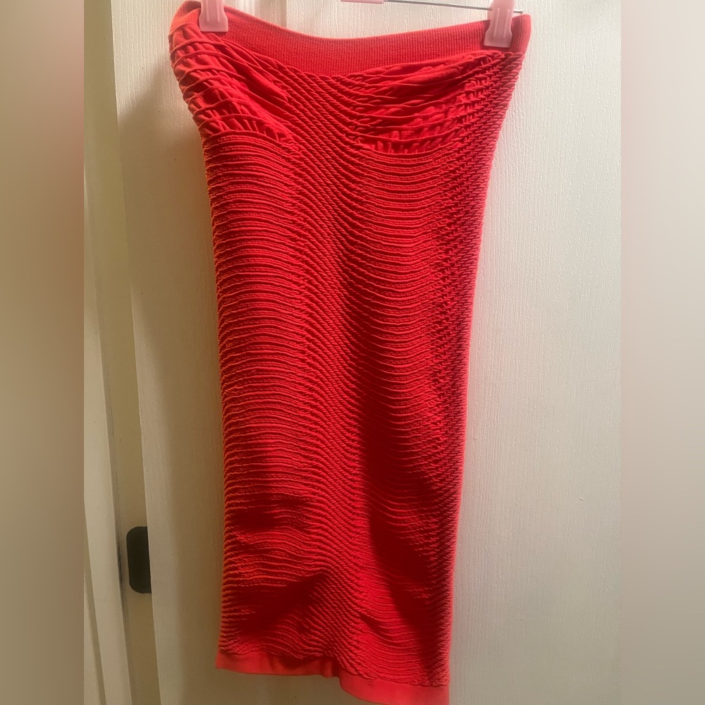 Bebe Vibrant Red mini dress